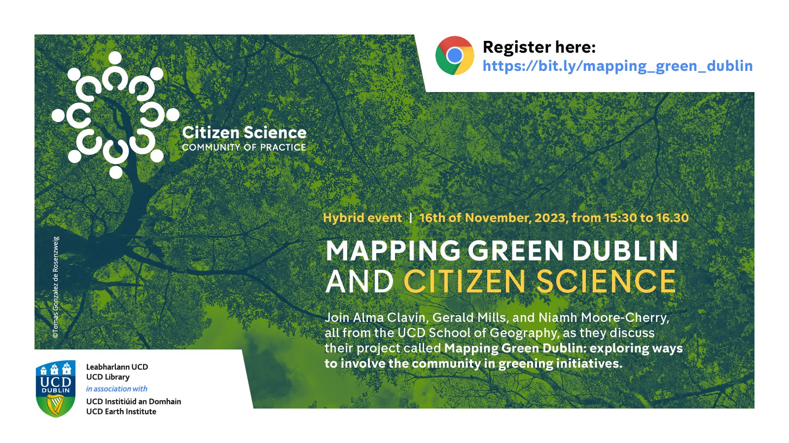 Mapping Green Dublin event poster